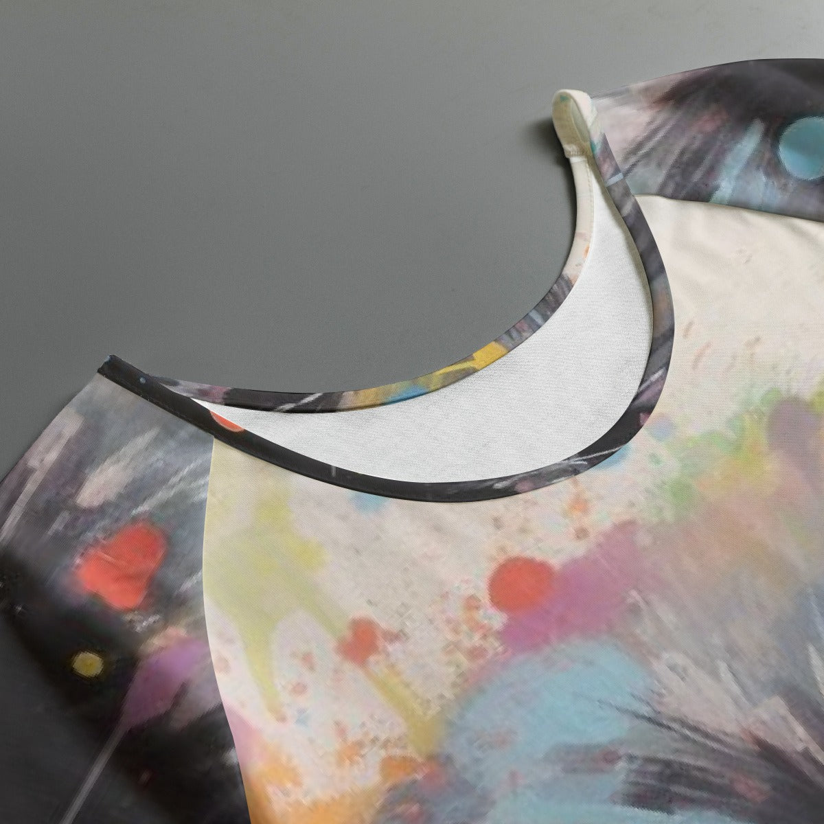 All-Over Print Women's Round Neck T-shirt With Raglan Sleeve