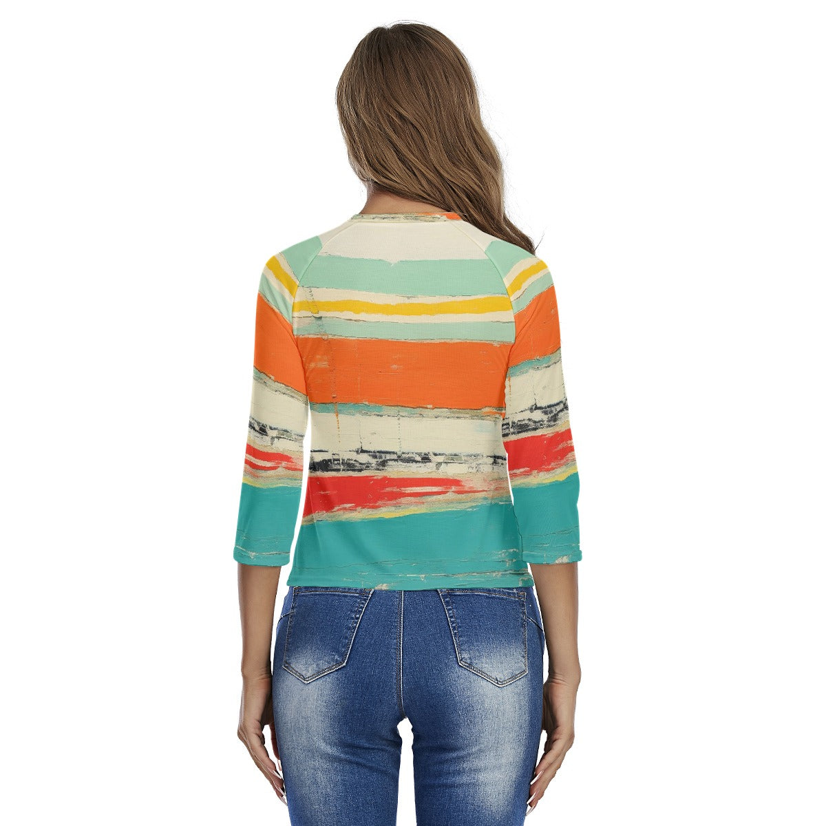 All-Over Print Women's Raglan Sleeves T-shirts