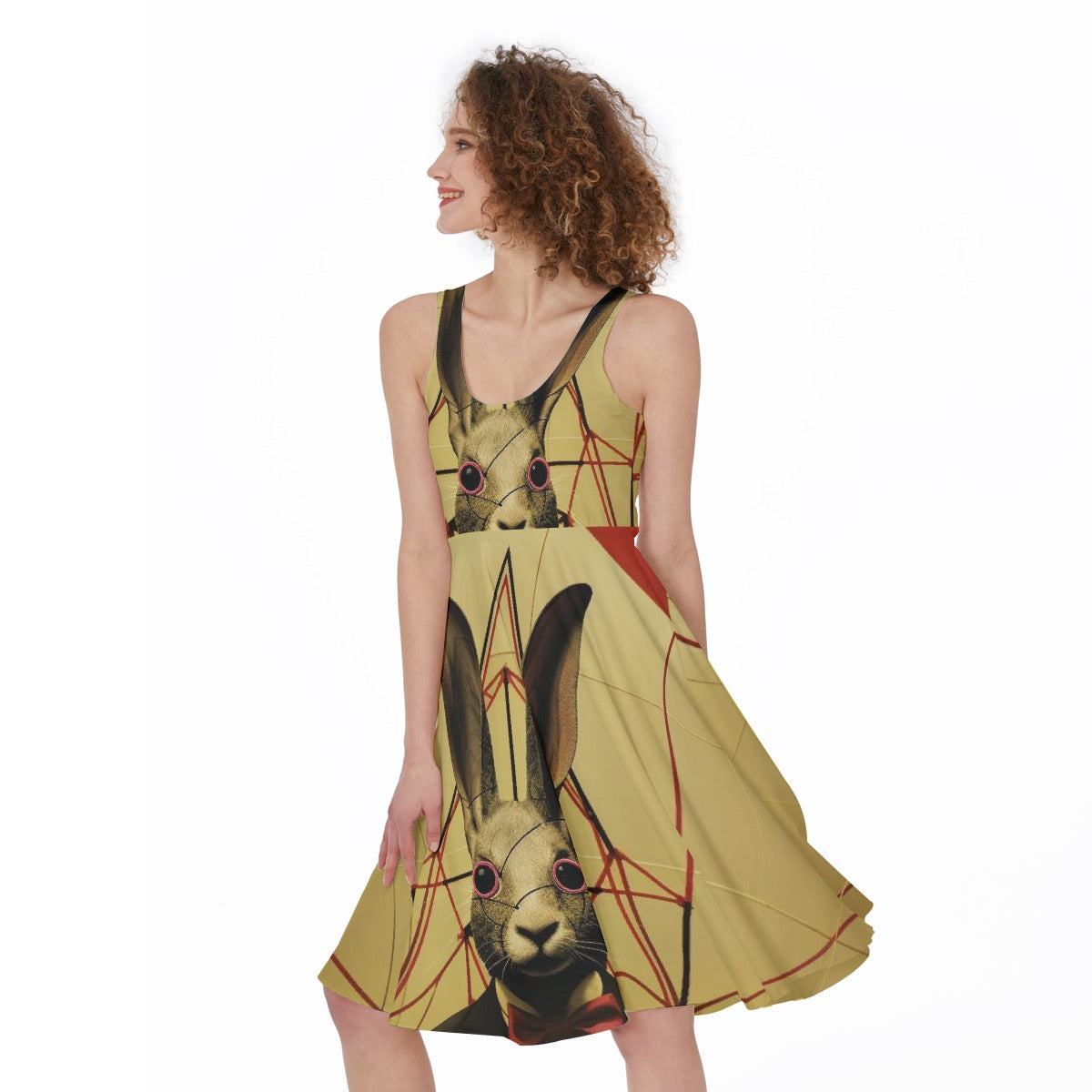 All-Over Print Women's Sleeveless Dress