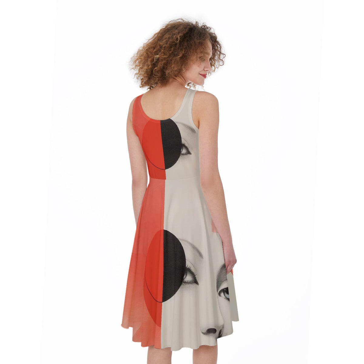 All-Over Print Women's Sleeveless Dress