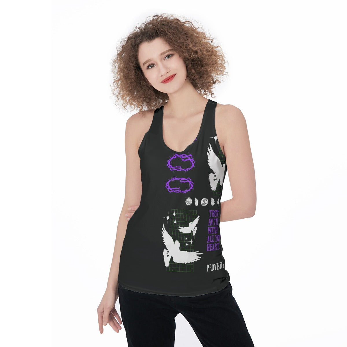 All-Over Print Women's Racerback Tank Top