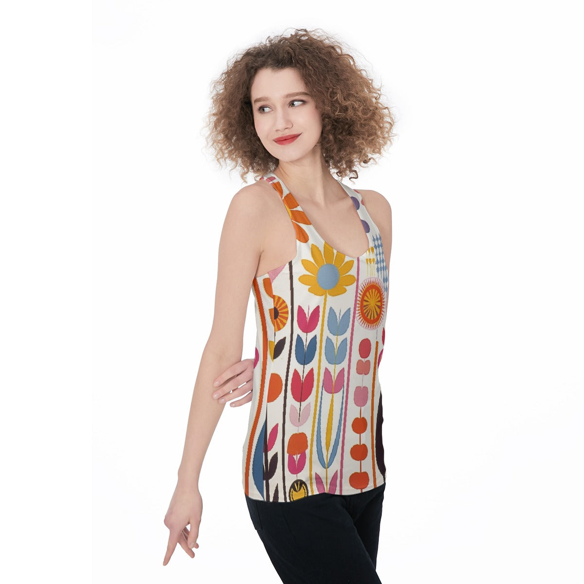 All-Over Print Women's Racerback Tank Top