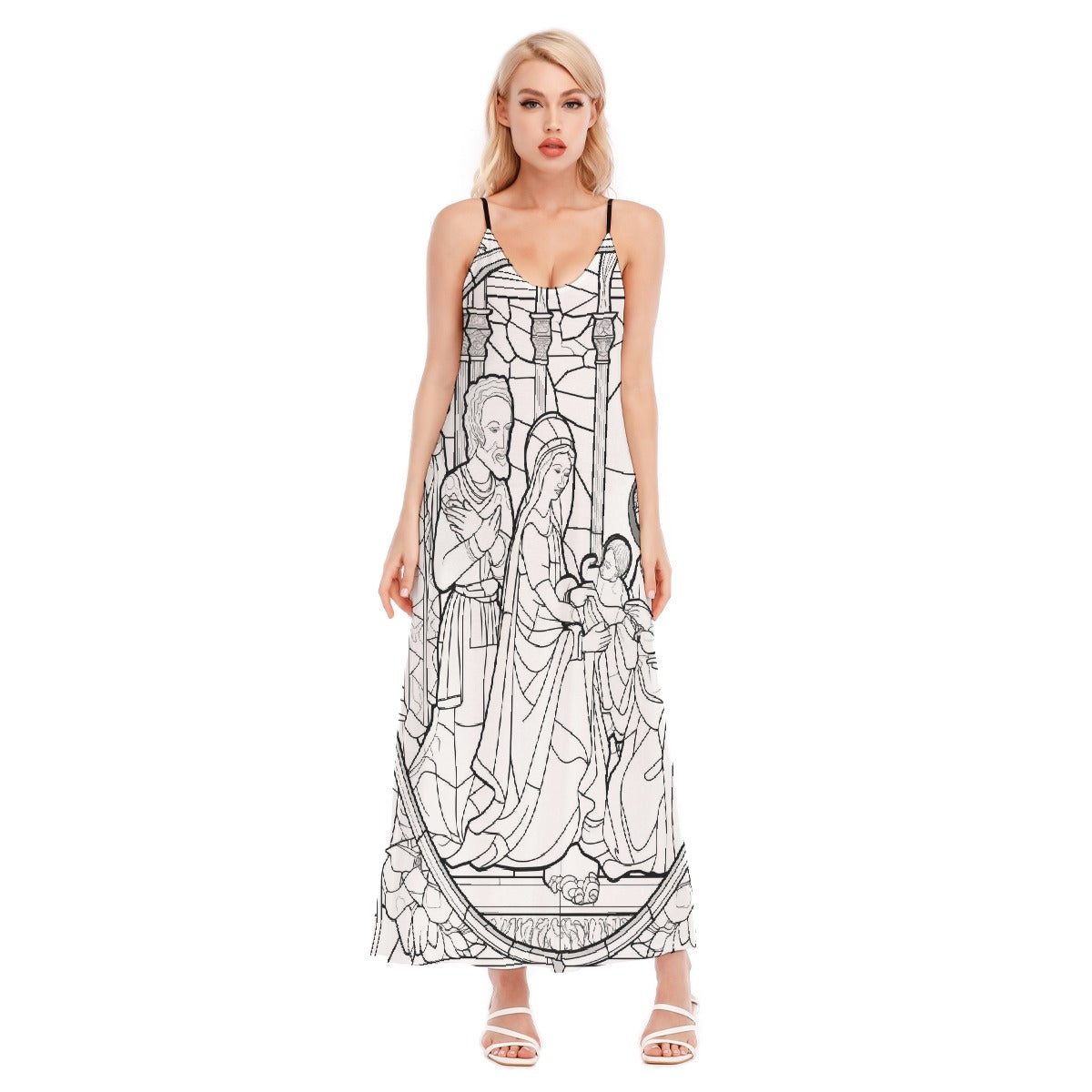 All-Over Print Women's Sling Dress