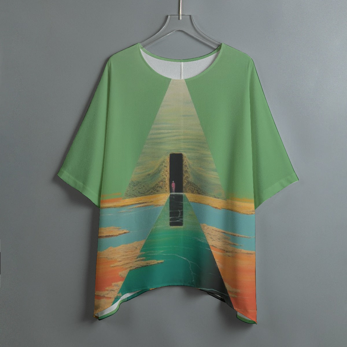 All-Over Print Women's Bat Sleeve Shirt