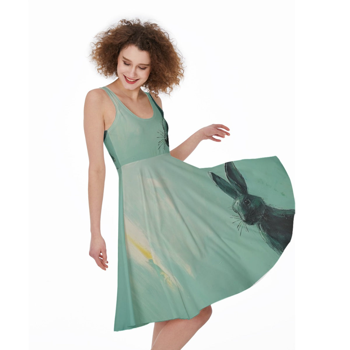 All-Over Print Women's Sleeveless Dress