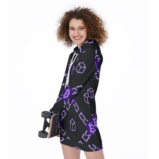 All-Over Print Women's Long Hoodie