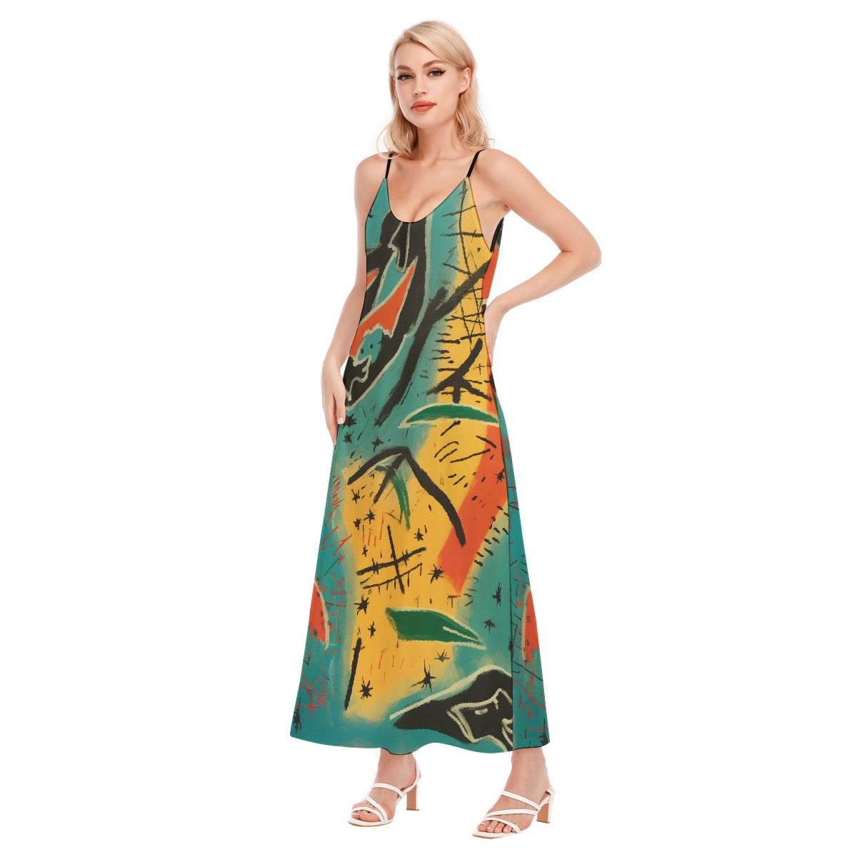 All-Over Print Women's Sling Dress