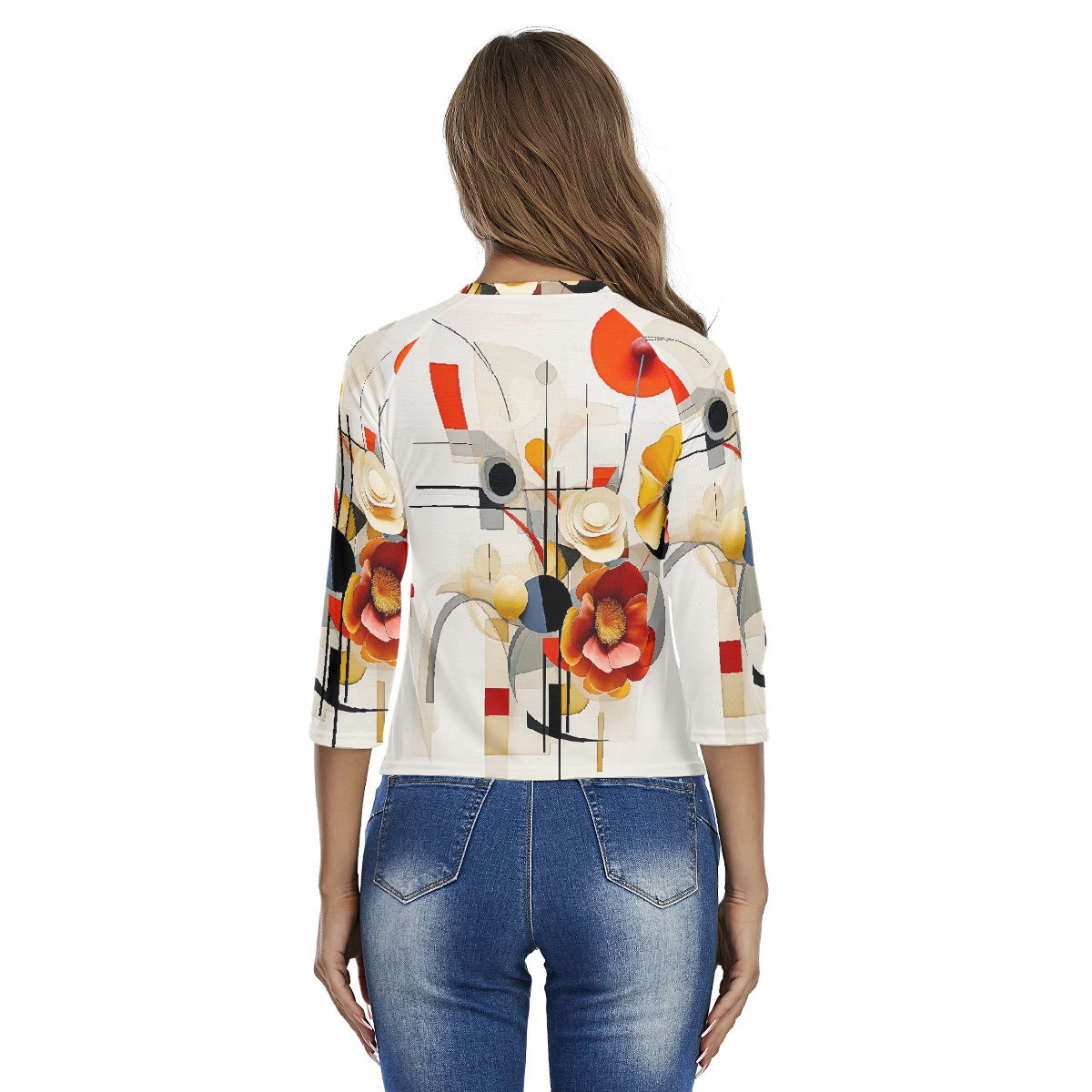 All-Over Print Women's Raglan Sleeves T-shirts