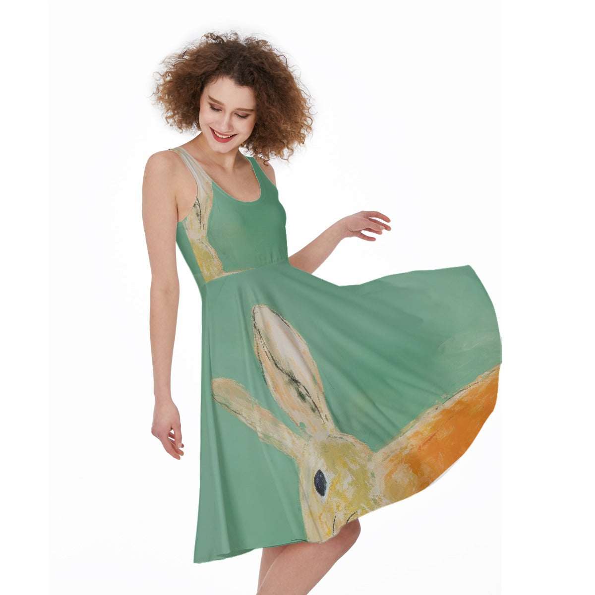 All-Over Print Women's Sleeveless Dress