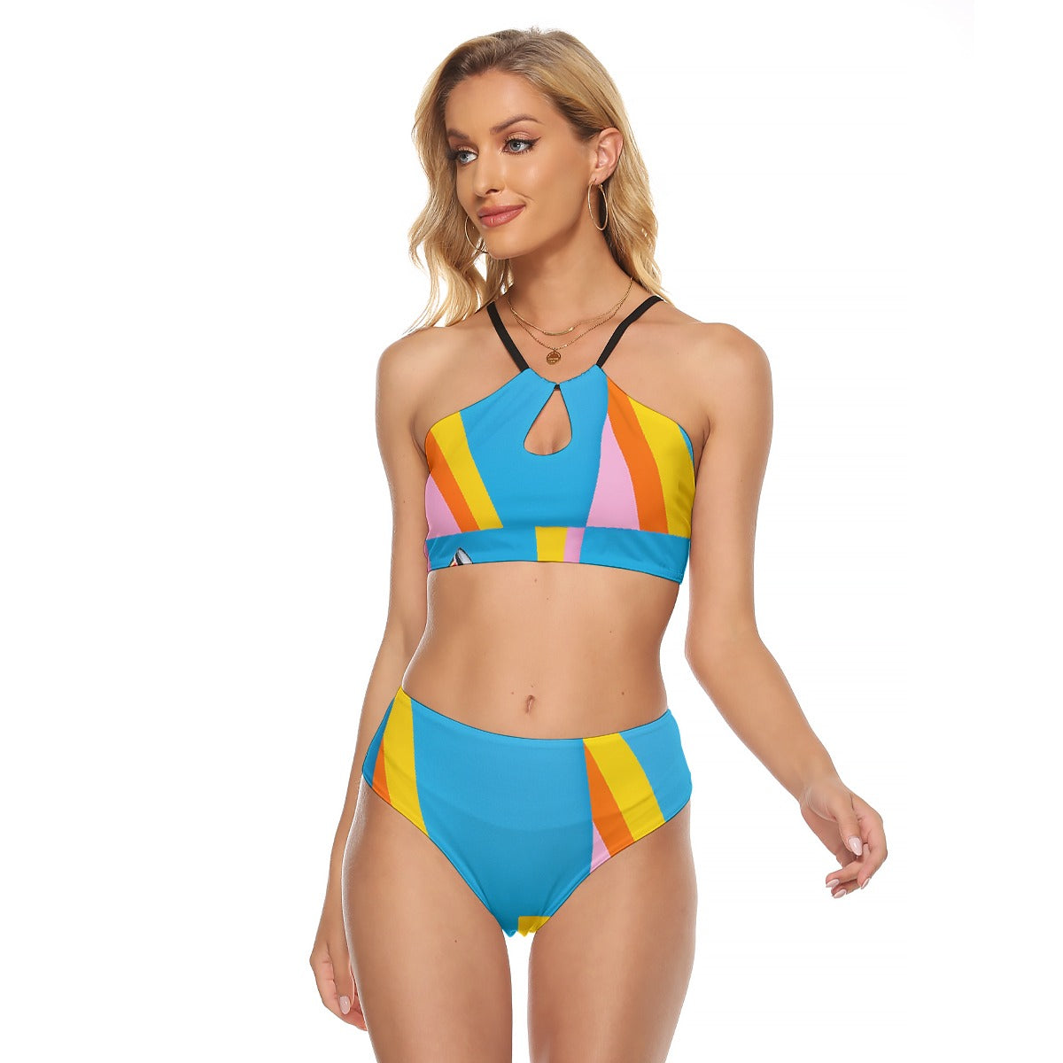 All-Over Print Women's Cami Keyhole One-piece Swimsuit