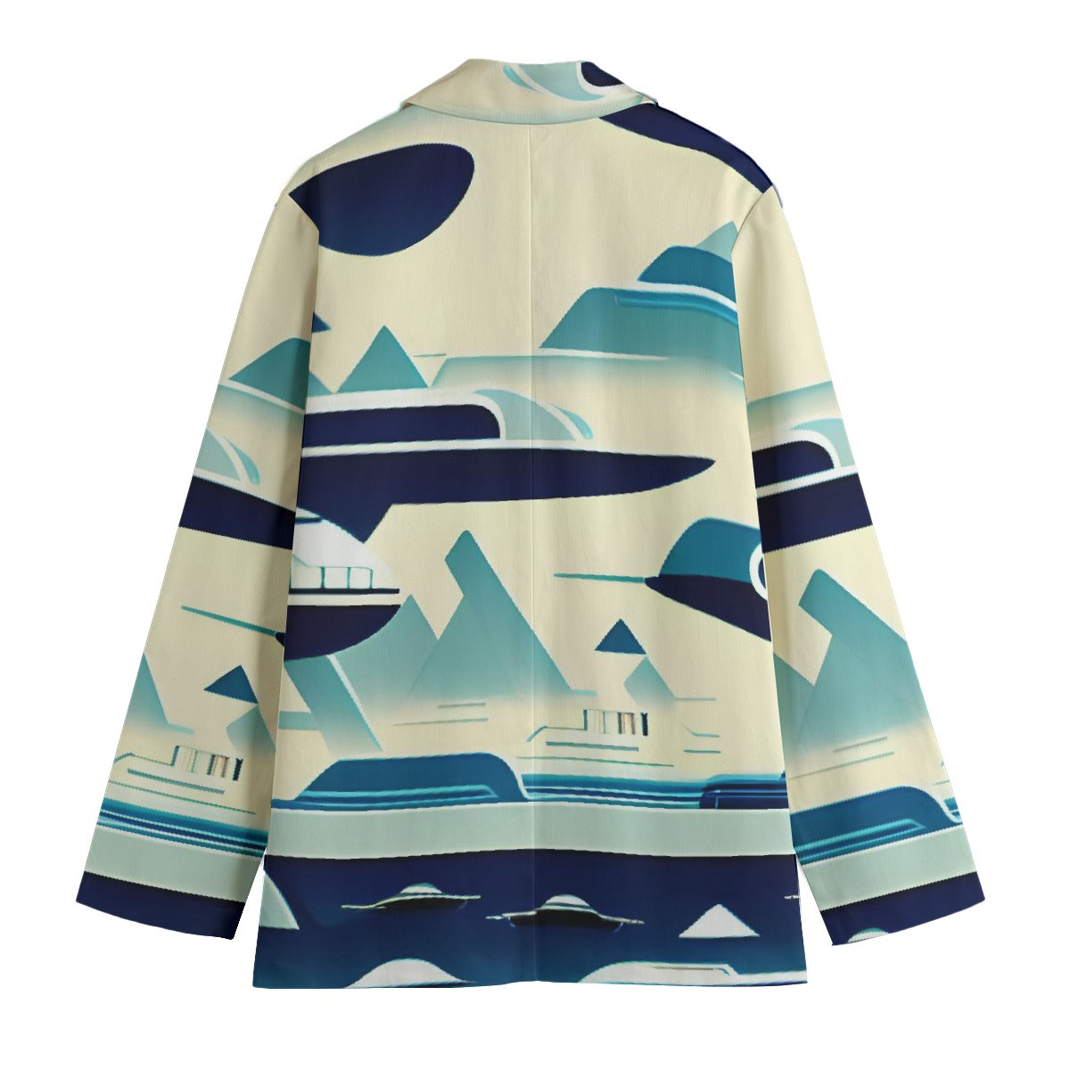 All-Over Print Women's Leisure Blazer