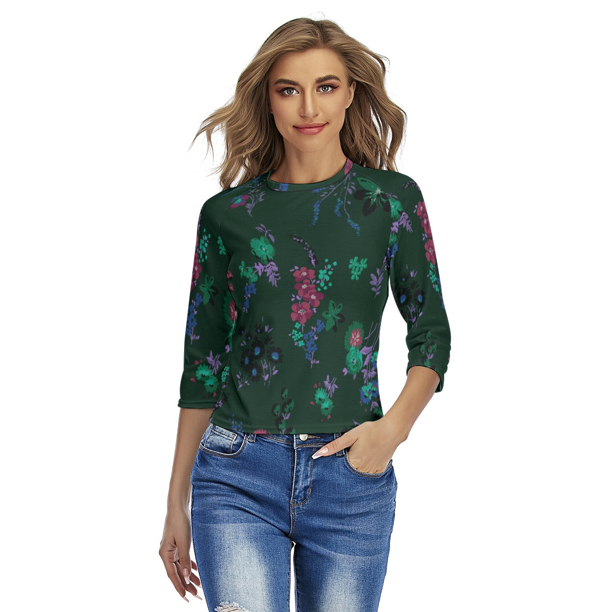 All-Over Print Women's Raglan Sleeves T-shirts
