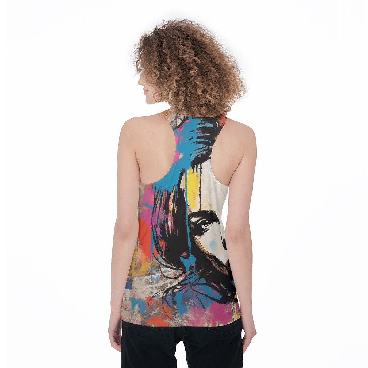 All-Over Print Women's Racerback Tank Top