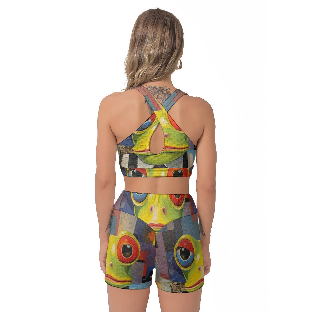 All-Over Print Women's Sports Bra Suit