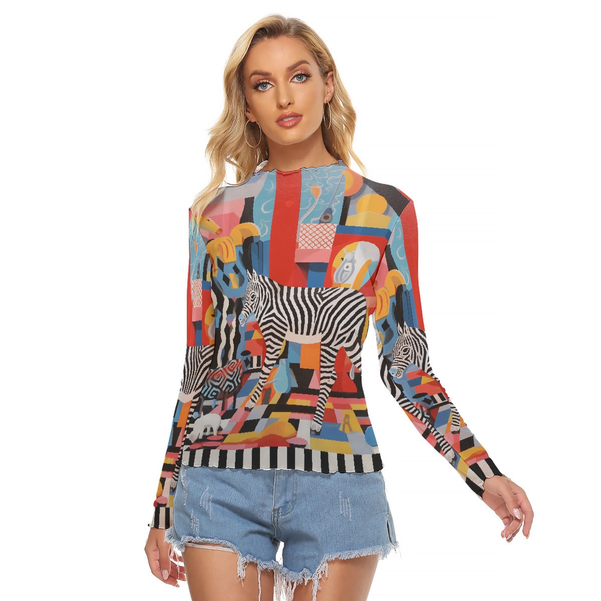 All-Over Print Women's Mesh T-shirt
