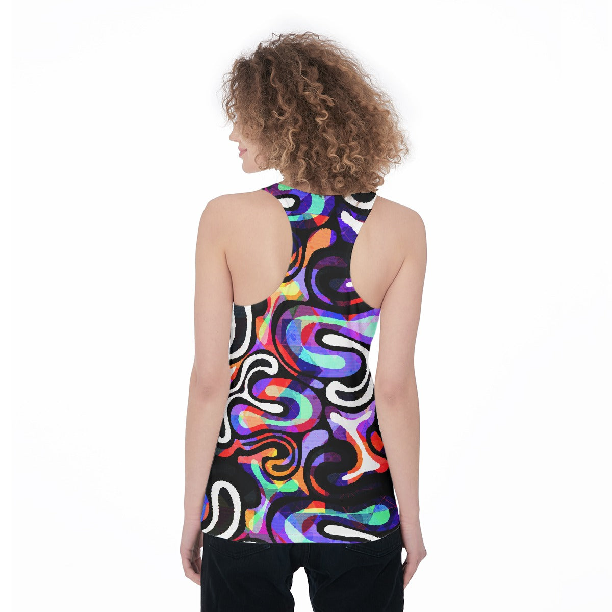 All-Over Print Women's Racerback Tank Top