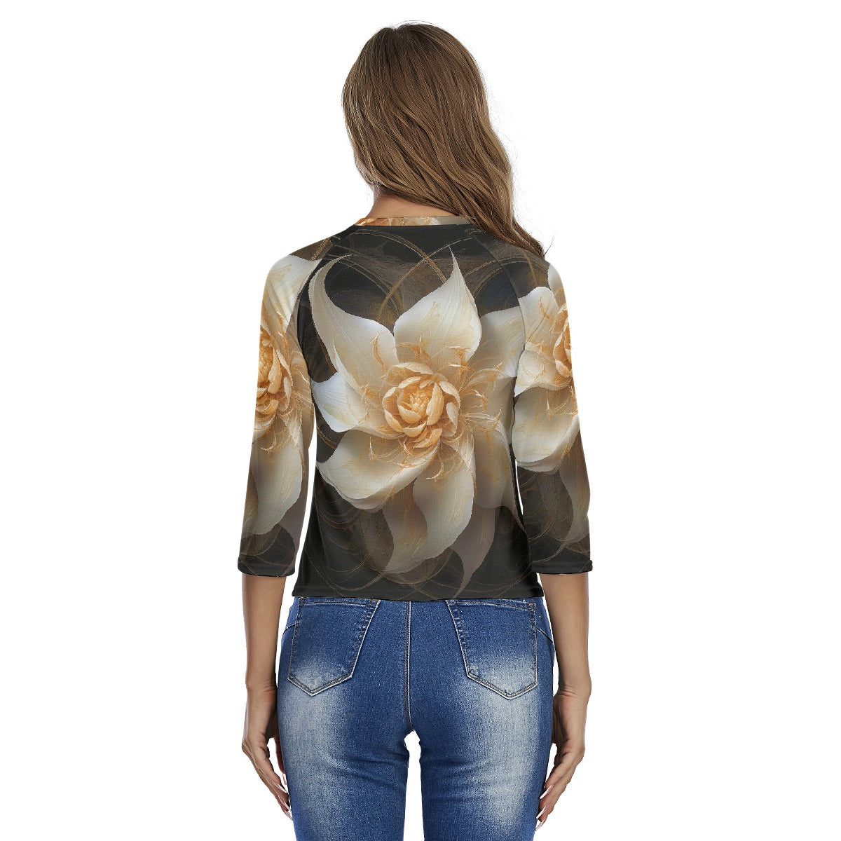All-Over Print Women's Raglan Sleeves T-shirts