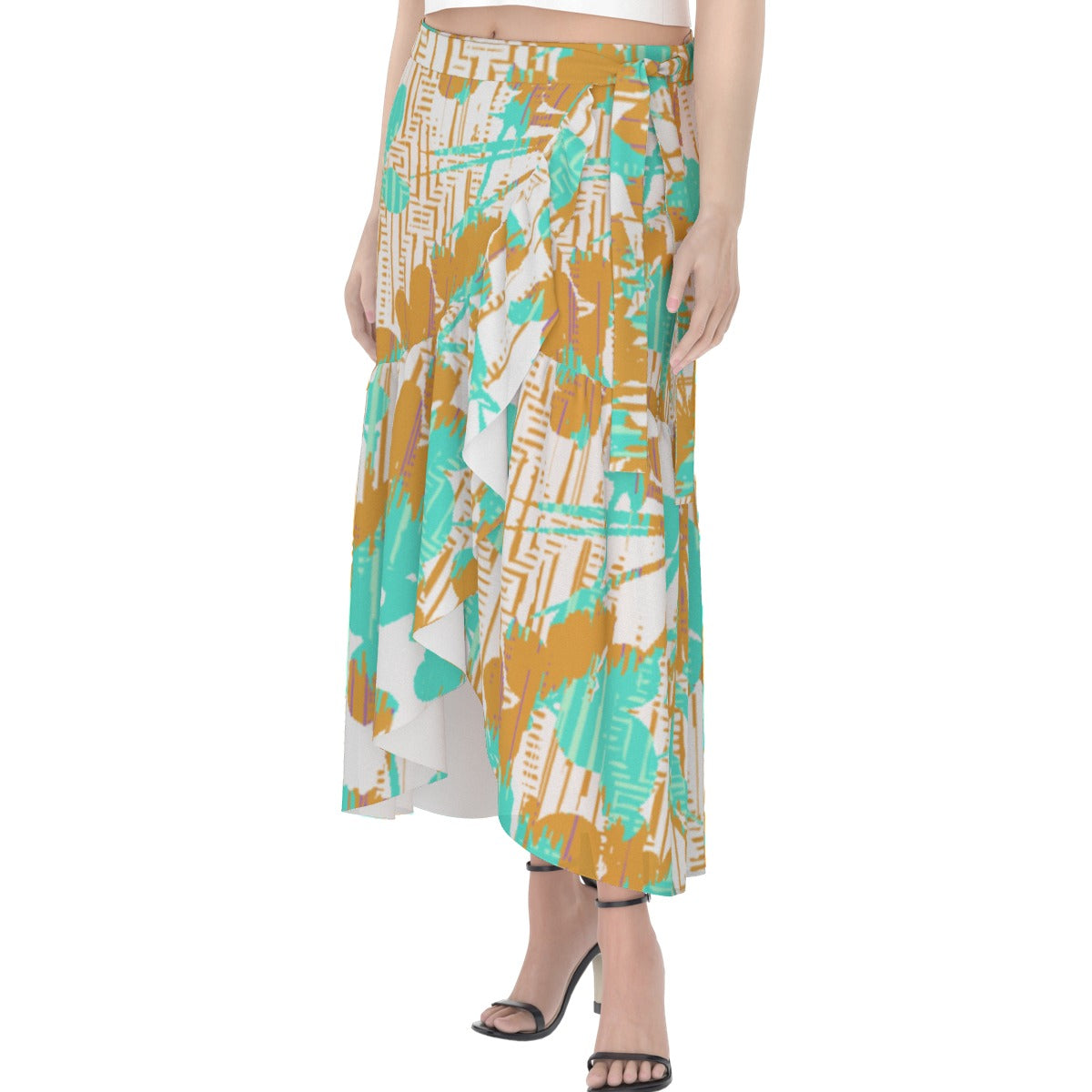 All-Over Print Women's Wrap Skirt