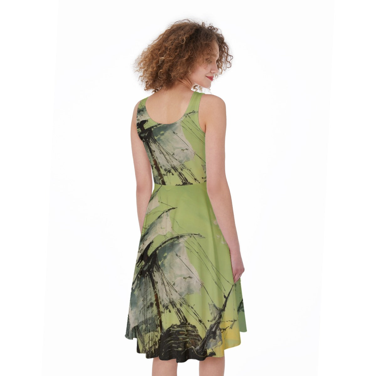All-Over Print Women's Sleeveless Dress