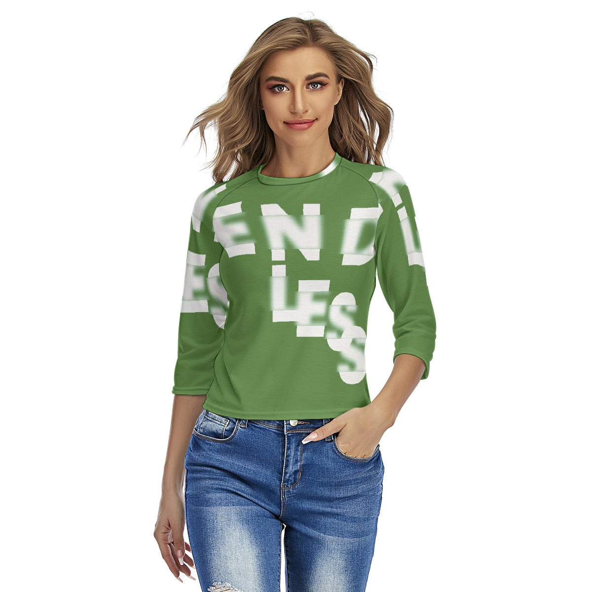 All-Over Print Women's Raglan Sleeves T-shirts