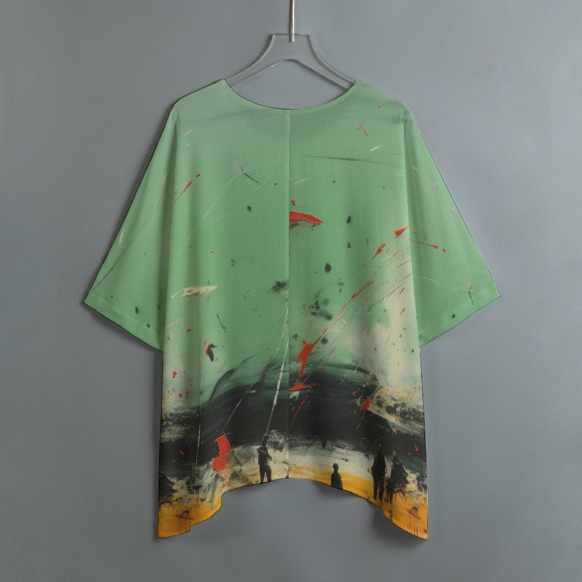 All-Over Print Women's Bat Sleeve Shirt