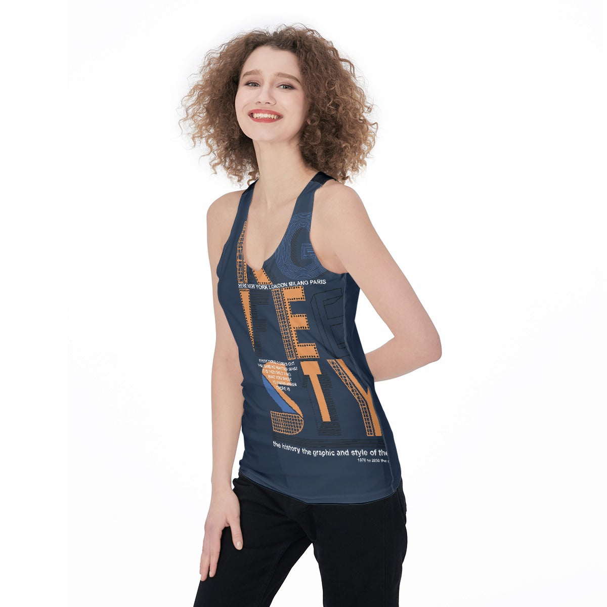 All-Over Print Women's Racerback Tank Top