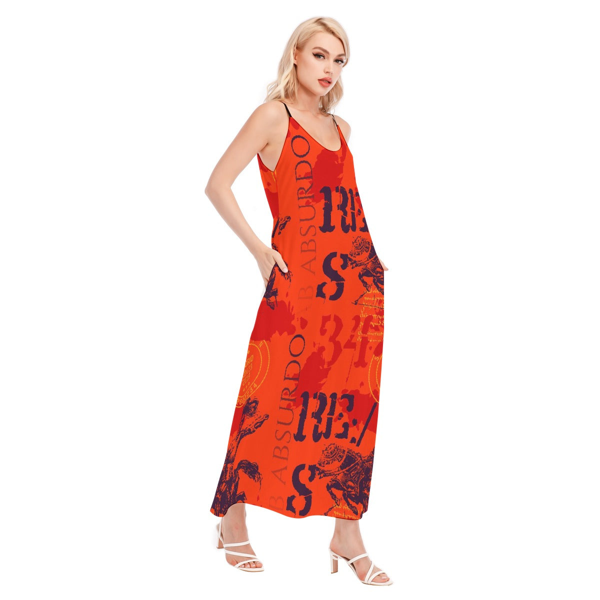 All-Over Print Women's Sling Dress