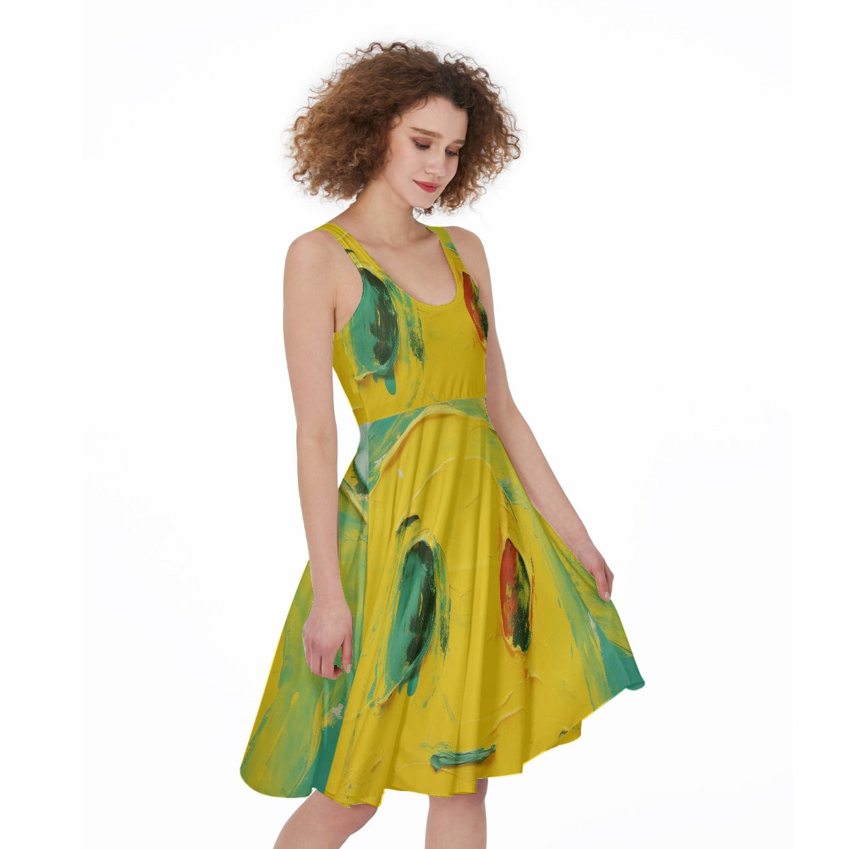 All-Over Print Women's Sleeveless Dress