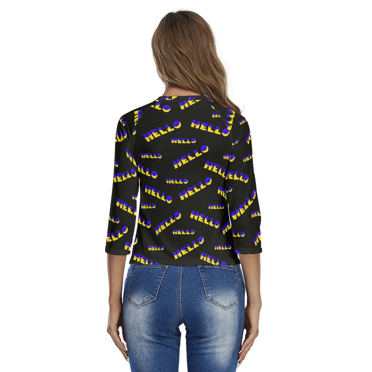 All-Over Print Women's Raglan Sleeves T-shirts