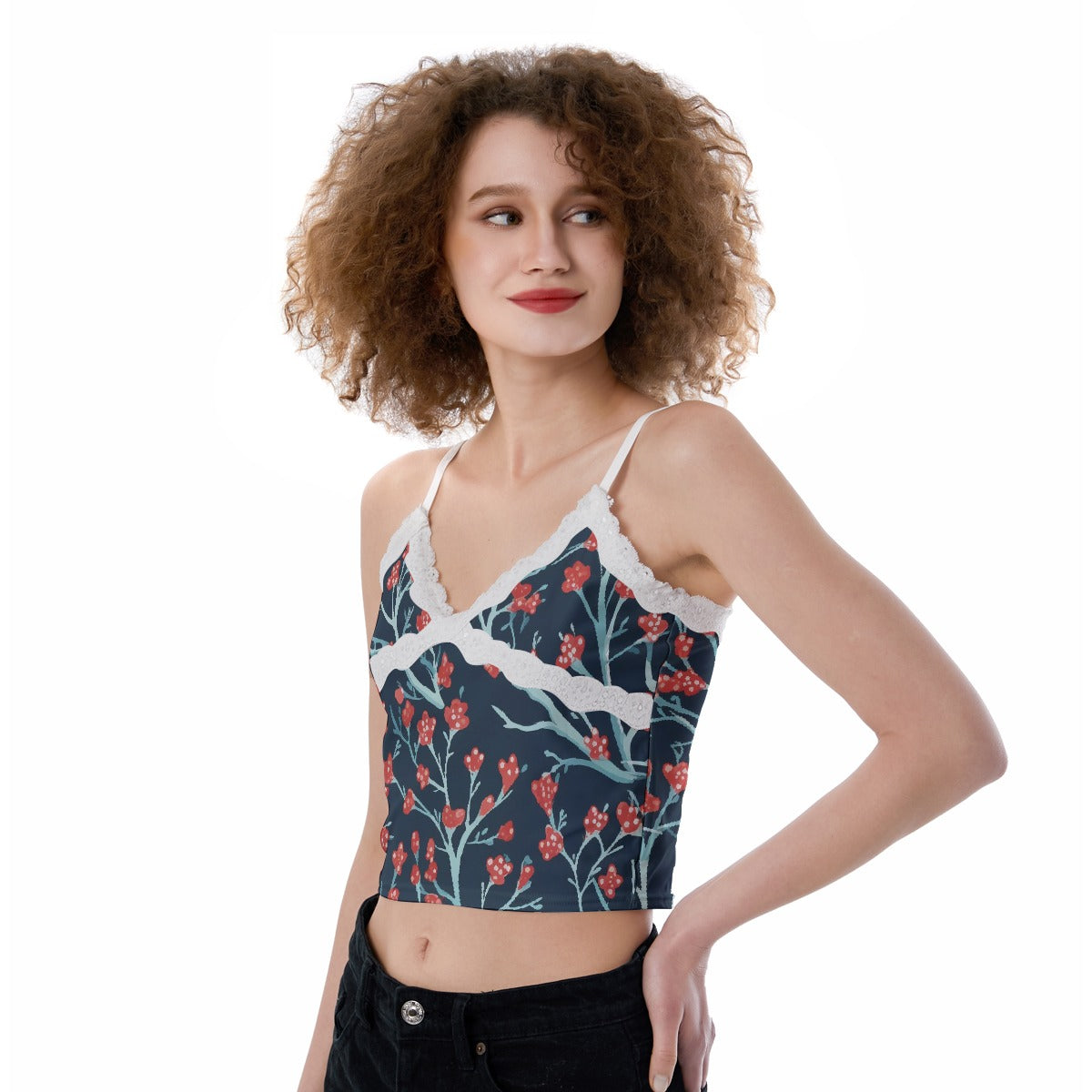 All-Over Print Women's Lace Camisole