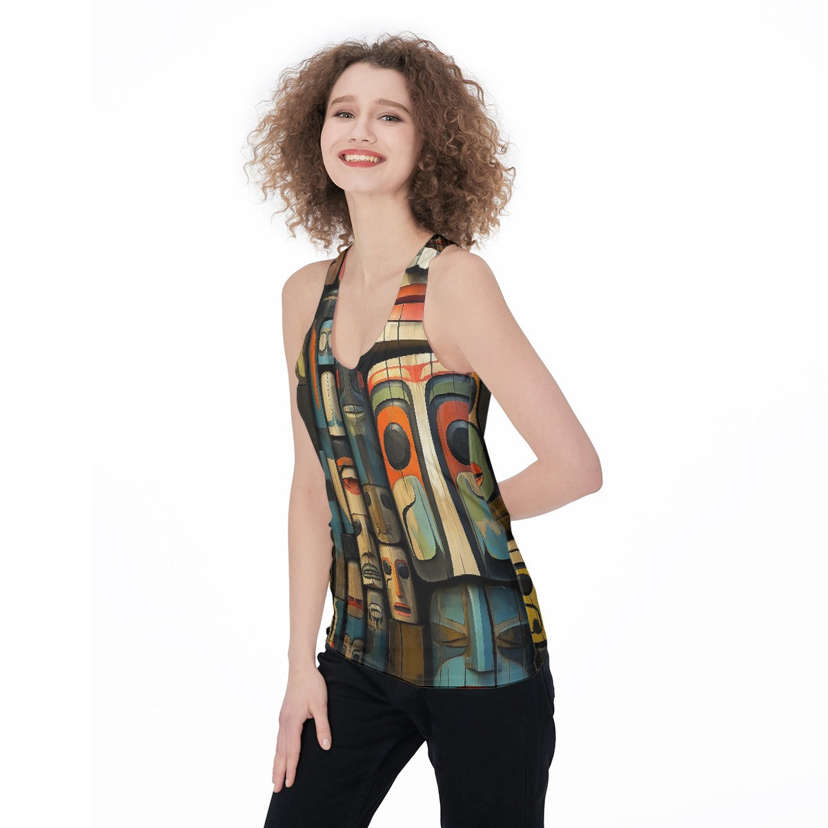 All-Over Print Women's Racerback Tank Top
