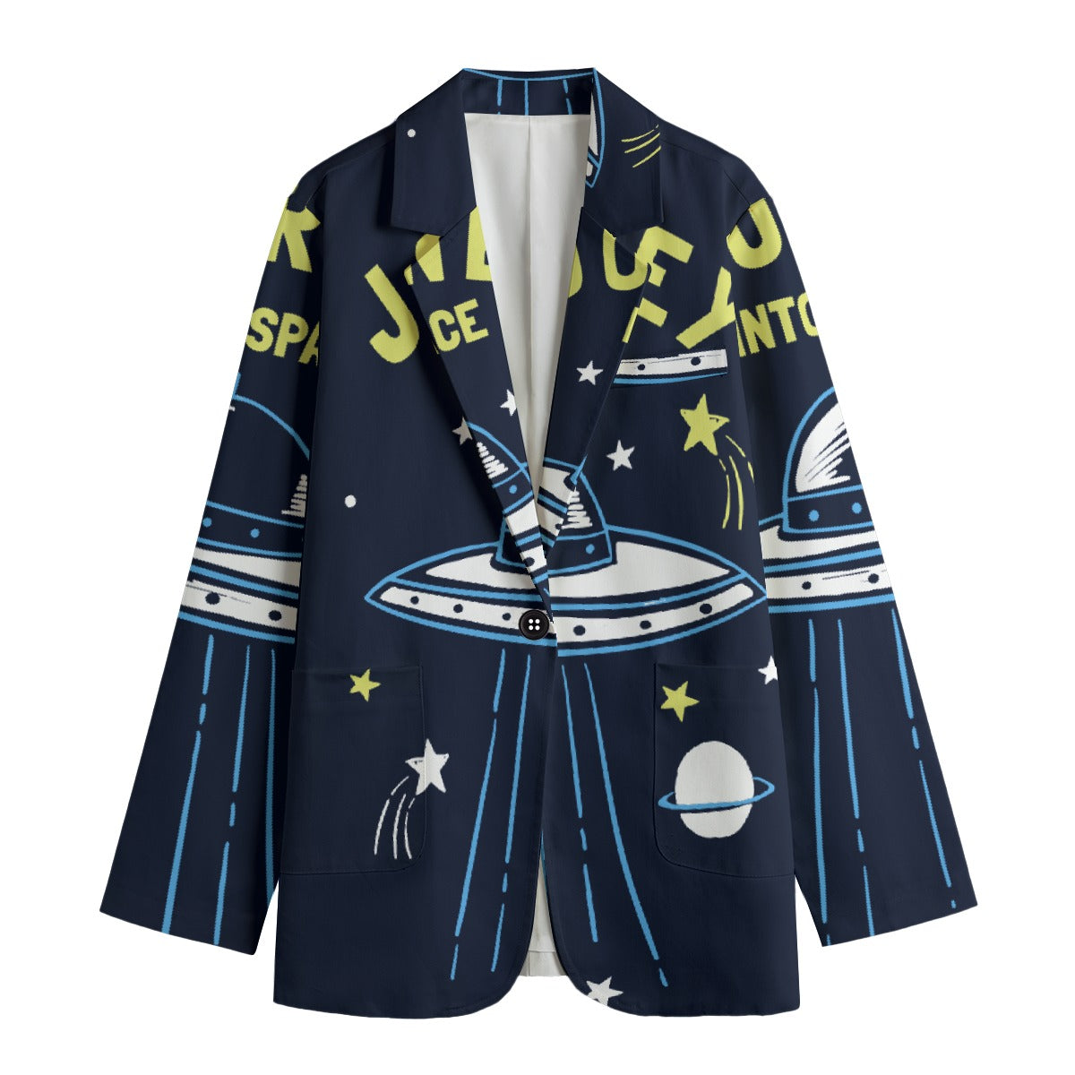 All-Over Print Women's Leisure Blazer