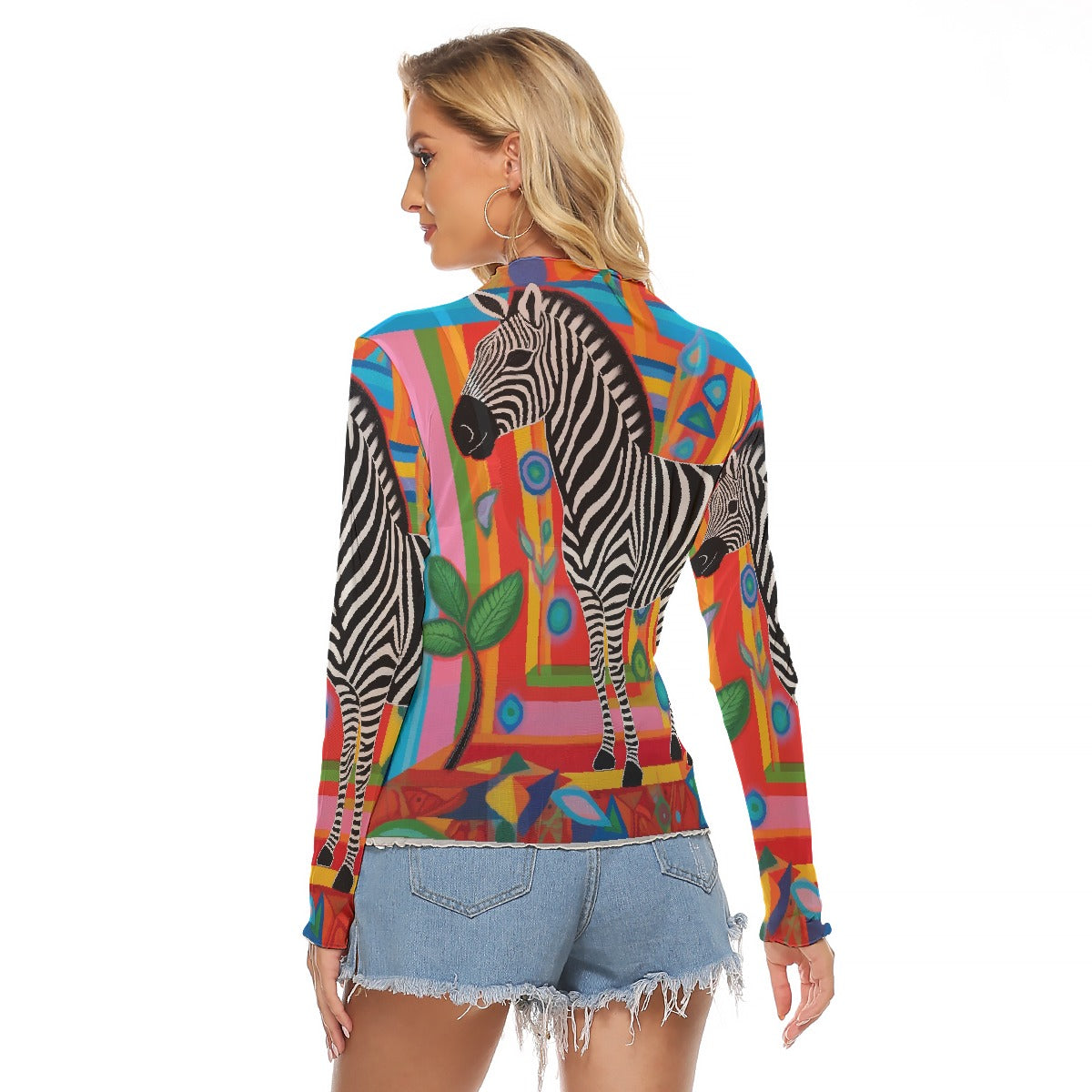 All-Over Print Women's Mesh T-shirt