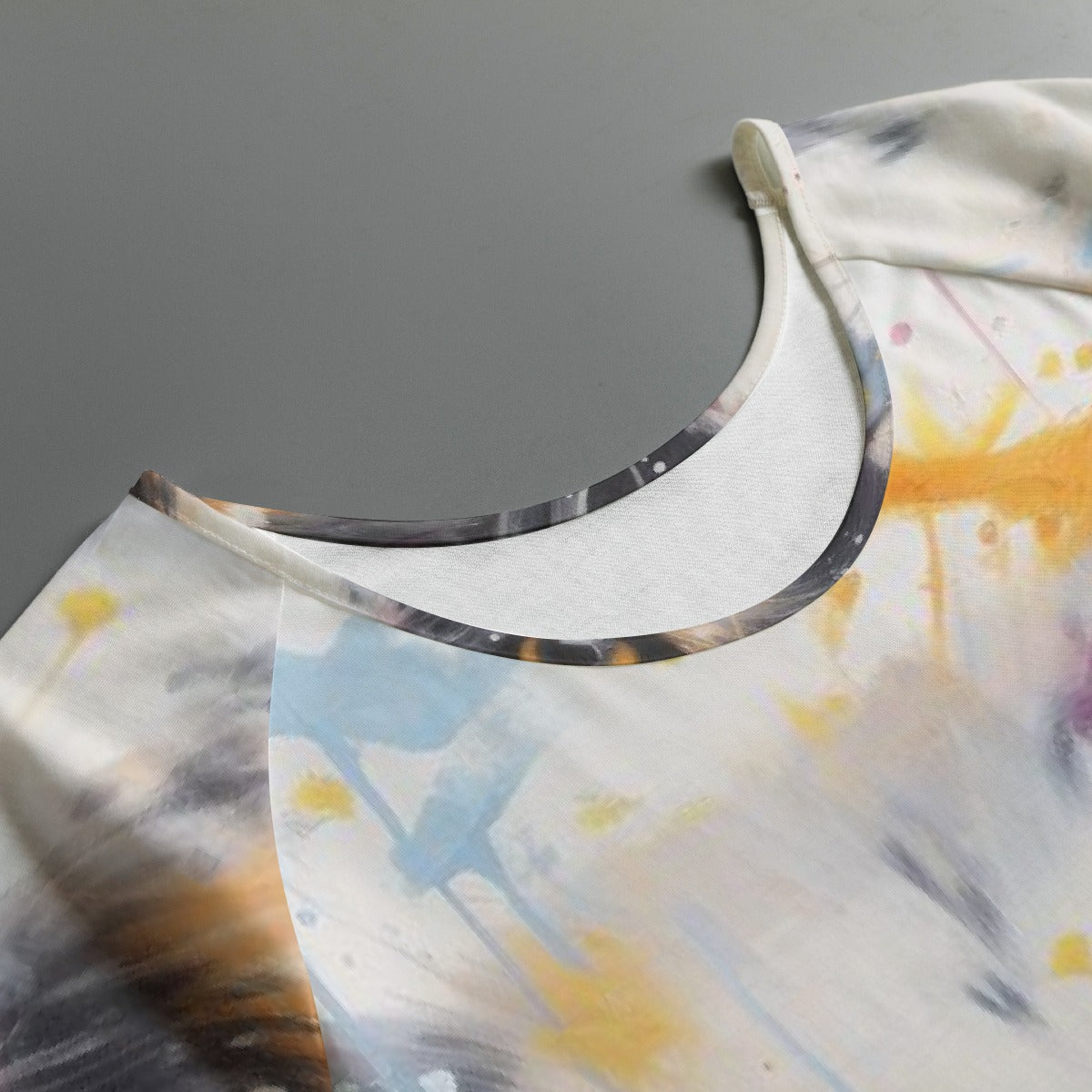 All-Over Print Women's Round Neck T-shirt With Raglan Sleeve