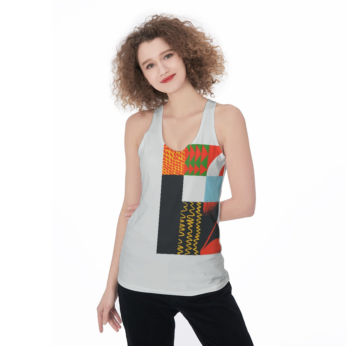 All-Over Print Women's Racerback Tank Top