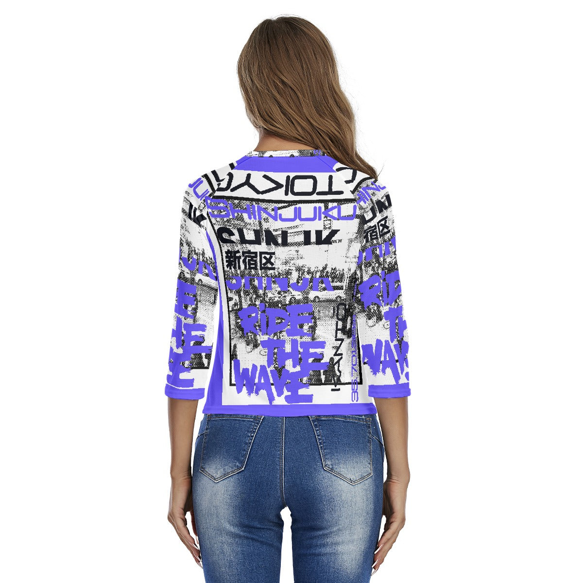 All-Over Print Women's Raglan Sleeves T-shirts