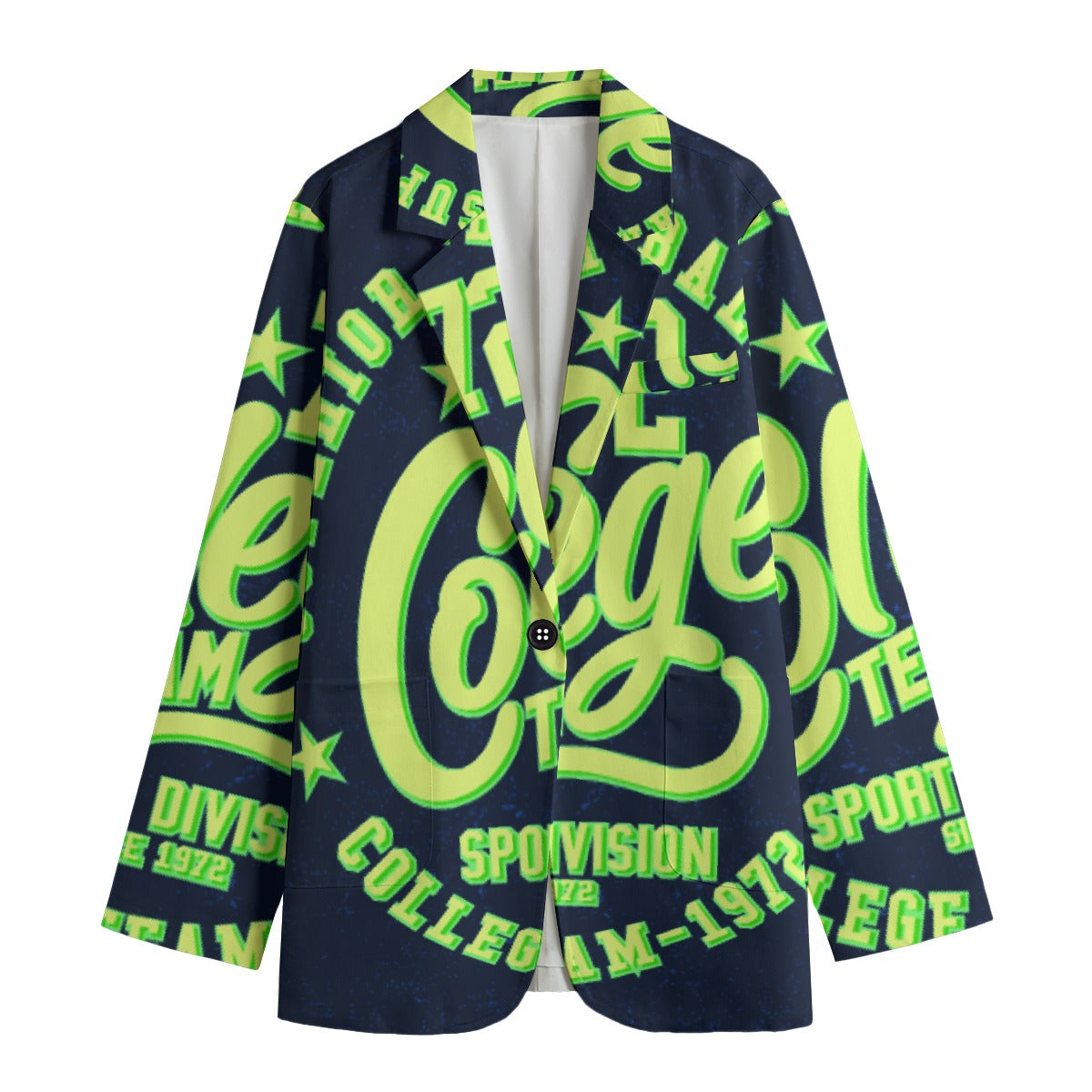 All-Over Print Women's Leisure Blazer