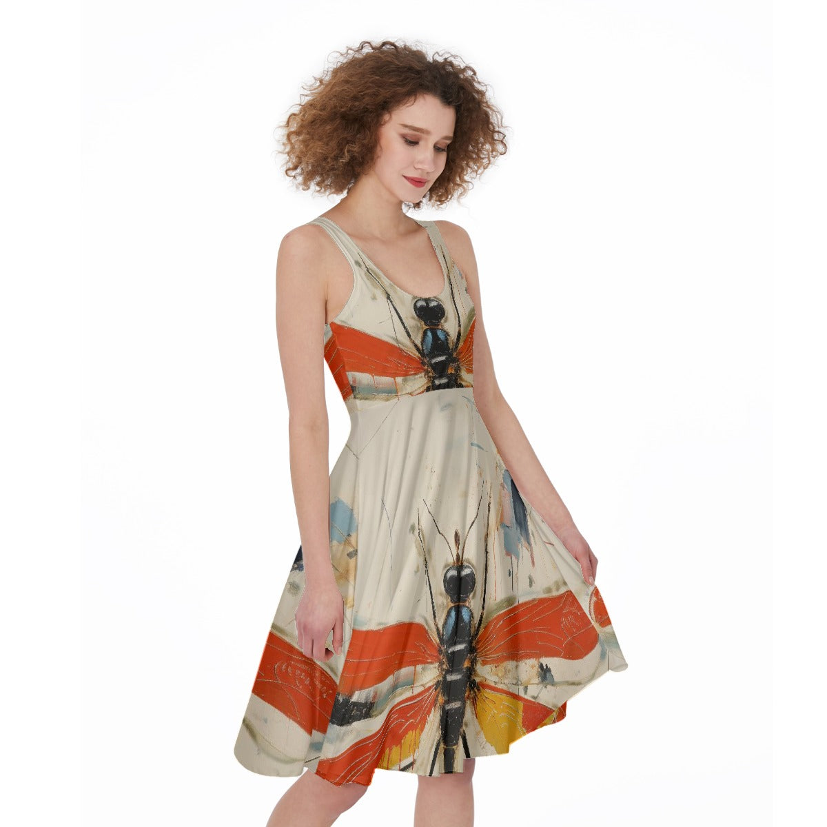 All-Over Print Women's Sleeveless Dress