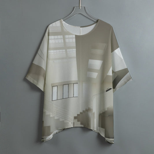 All-Over Print Women's Bat Sleeve Shirt