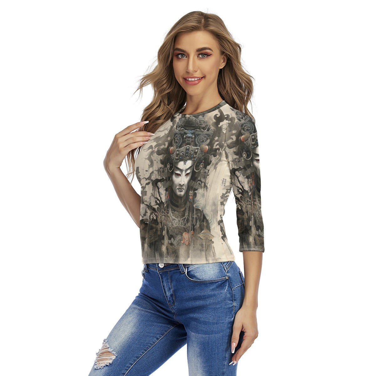All-Over Print Women's Raglan Sleeves T-shirts