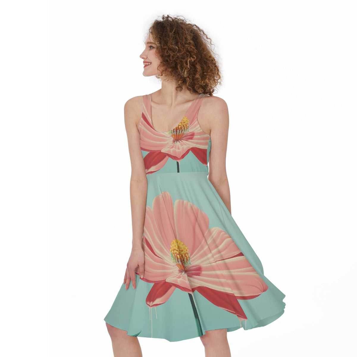 All-Over Print Women's Sleeveless Dress