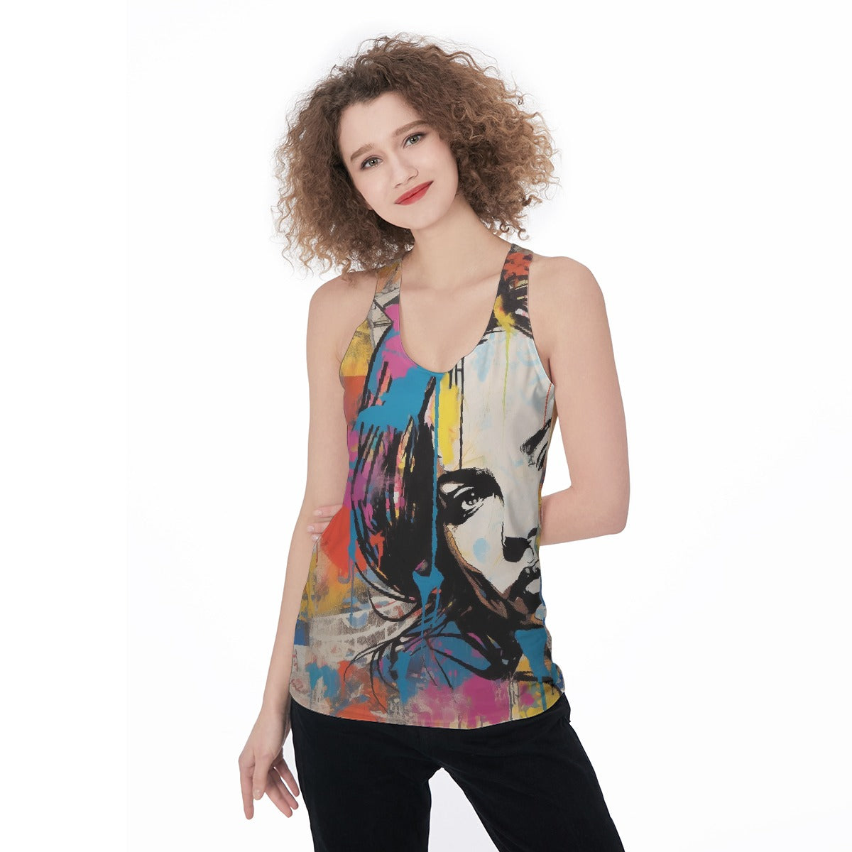 All-Over Print Women's Racerback Tank Top
