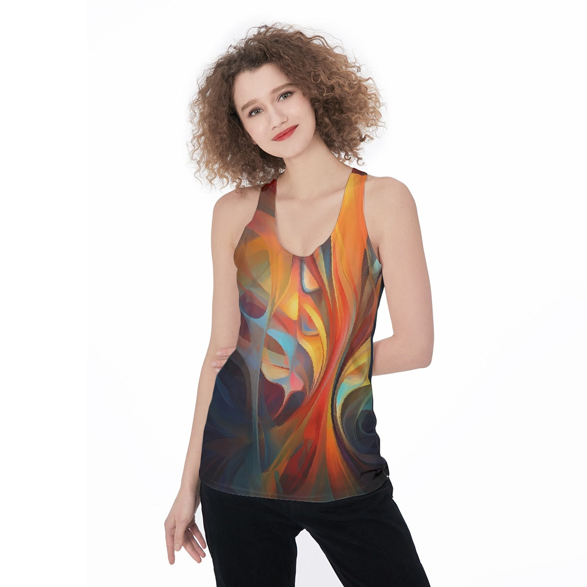 All-Over Print Women's Racerback Tank Top