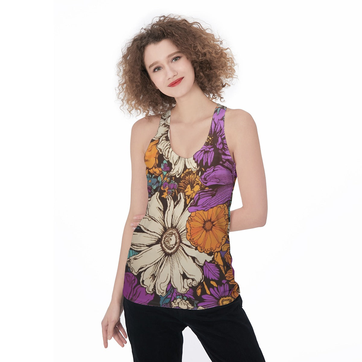 All-Over Print Women's Racerback Tank Top