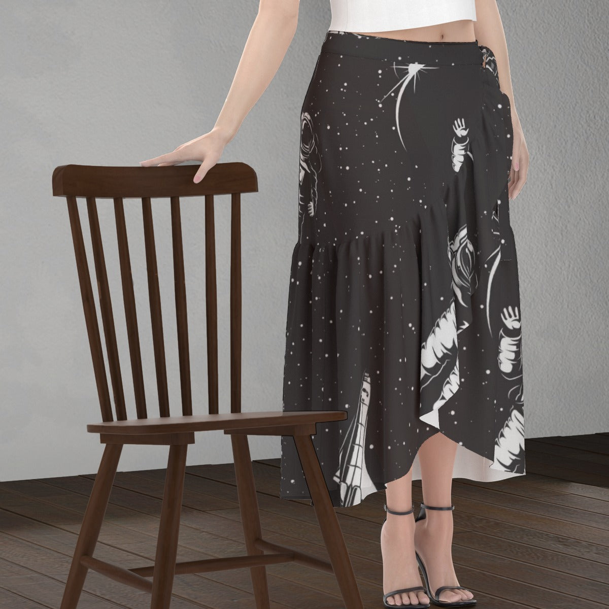 All-Over Print Women's Wrap Skirt