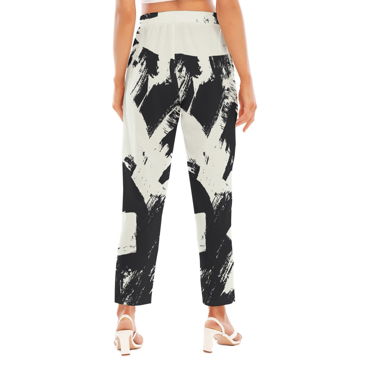 All-Over Print Women's Loose Straight-leg Pants