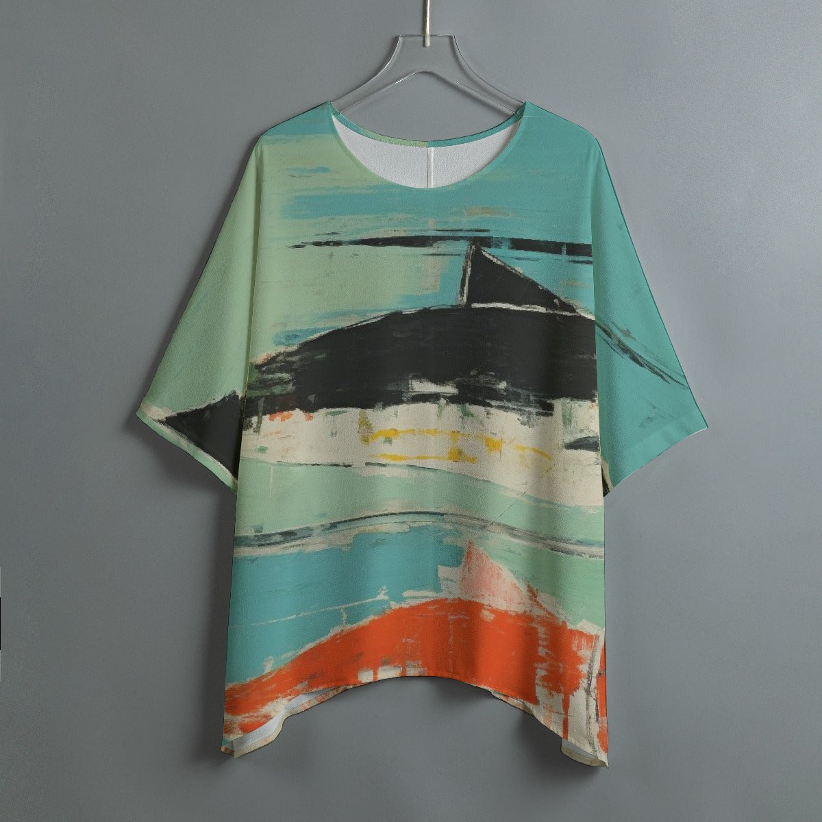 All-Over Print Women's Bat Sleeve Shirt