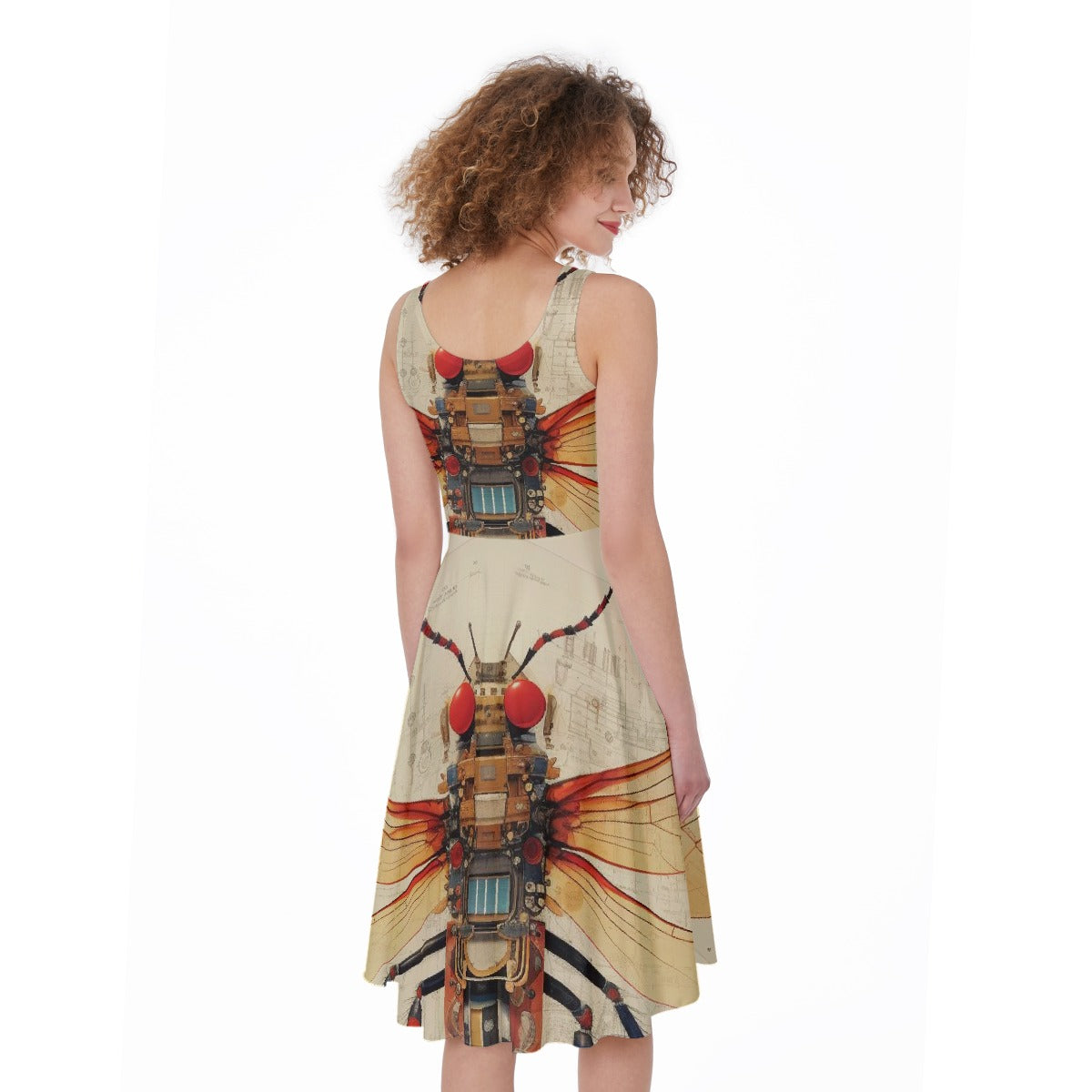 All-Over Print Women's Sleeveless Dress