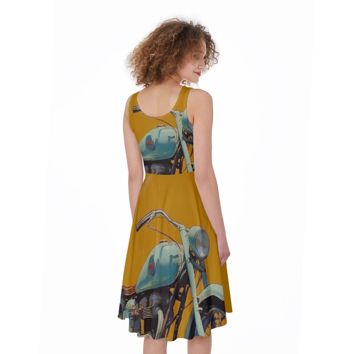 All-Over Print Women's Sleeveless Dress