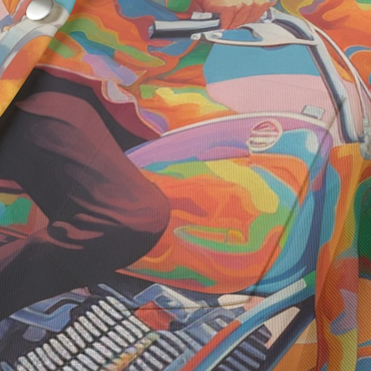 All-Over Print Women's Cropped Jacket | 245GSM Cotton